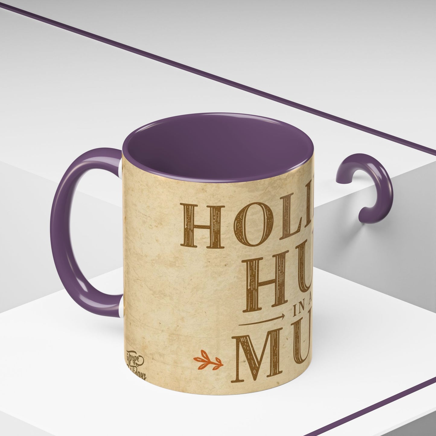 Rustic Holiday Hug Coffee Mug