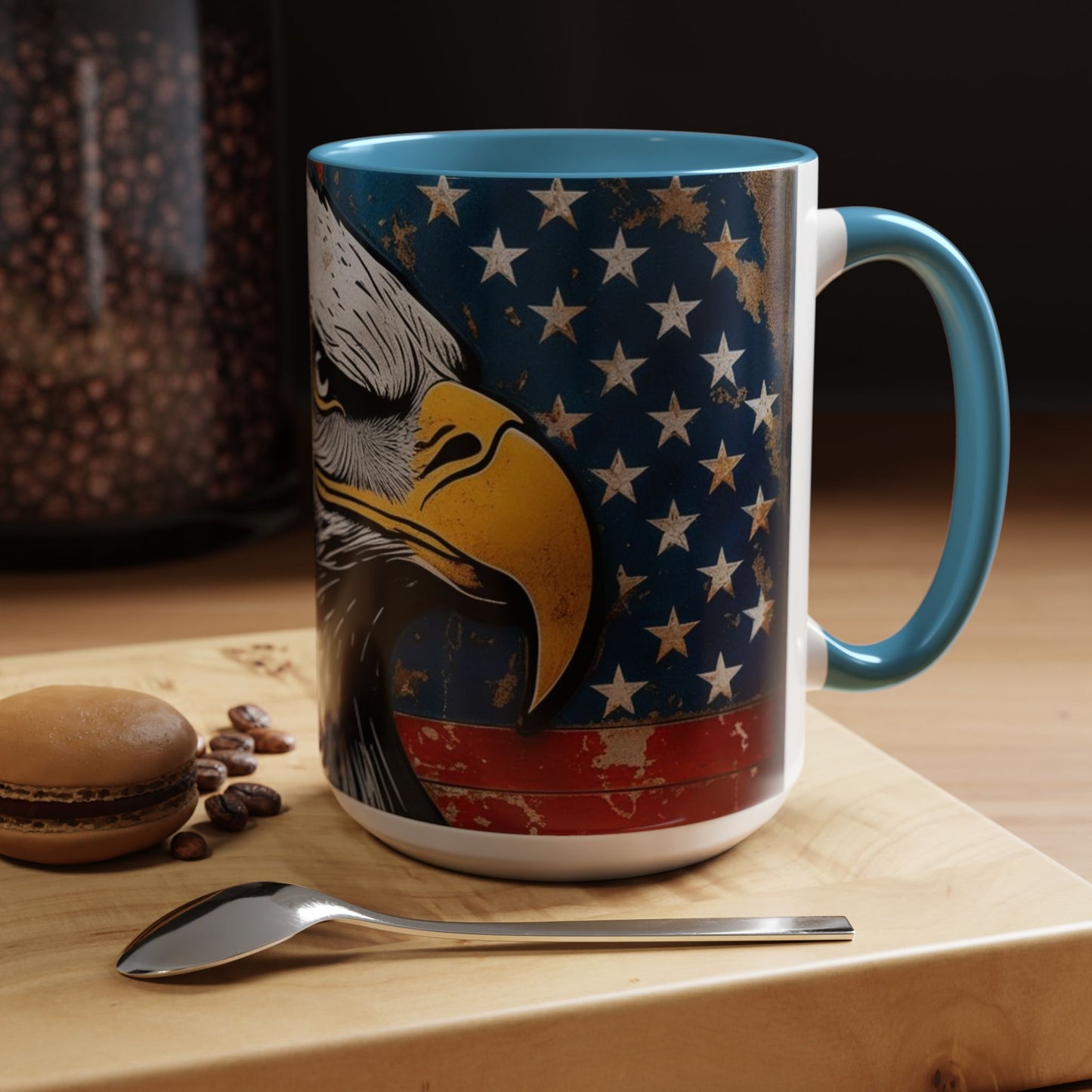 Coffee Mug Patriotic Eagle American Memorial Day Cup
