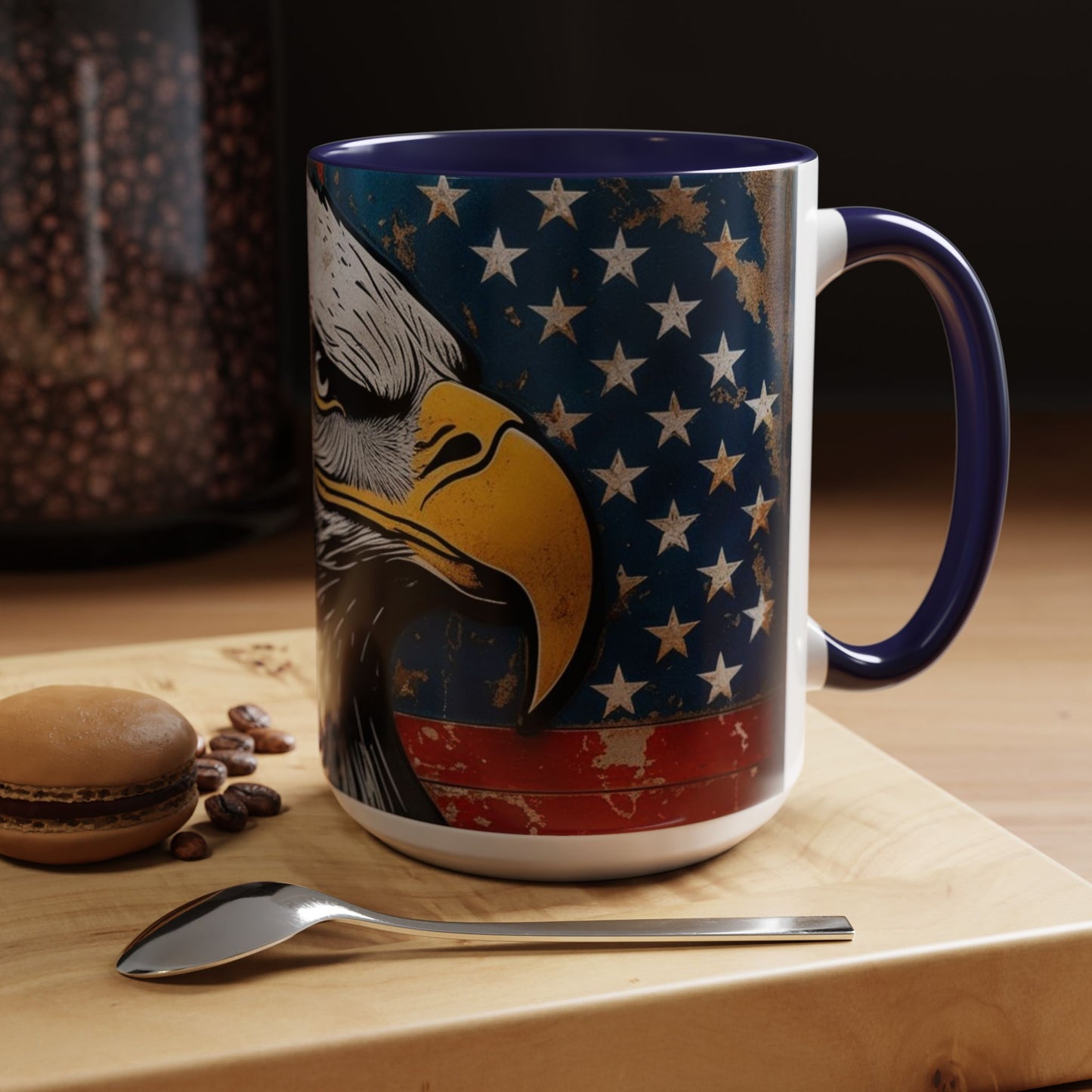 Coffee Mug Patriotic Eagle American Memorial Day Cup