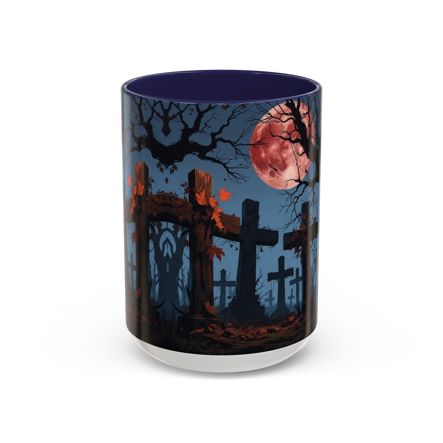 Coffee Mug - Gothic Cemetery | Spooky Halloween Decor, Nightmare Gift