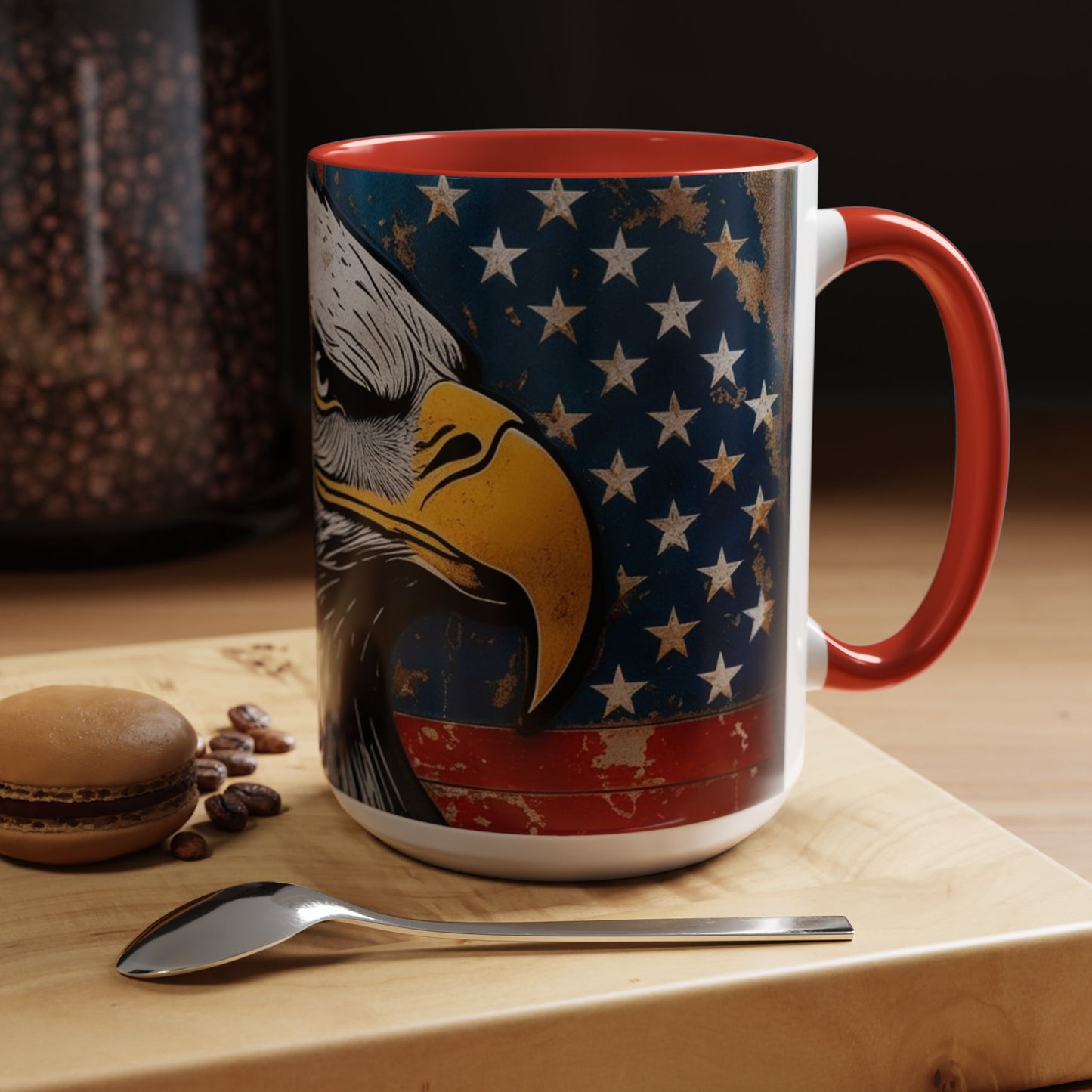 Coffee Mug Patriotic Eagle American Memorial Day Cup