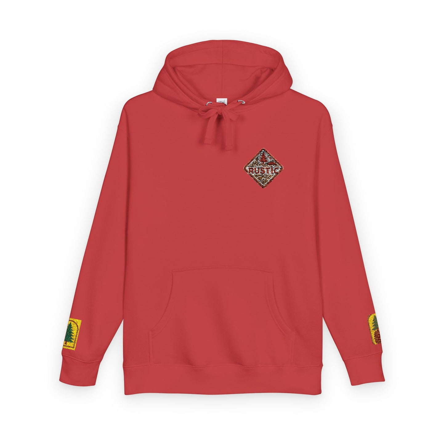 Cozy Rustic Graphic Hoodie - Unisex Fleece Pullover