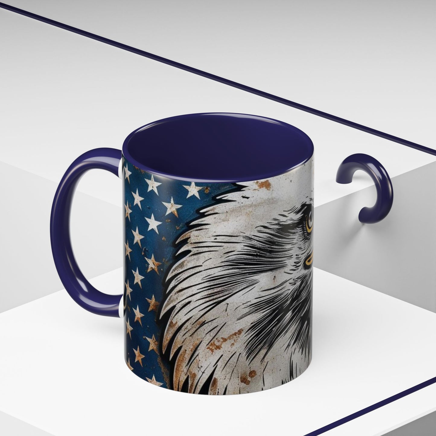 Coffee Mug Patriotic Eagle American Memorial Day Cup