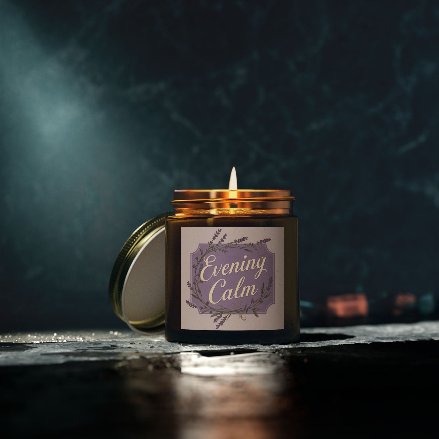 Relaxing Evening Calm - Coconut Apricot Wax Scented Candle