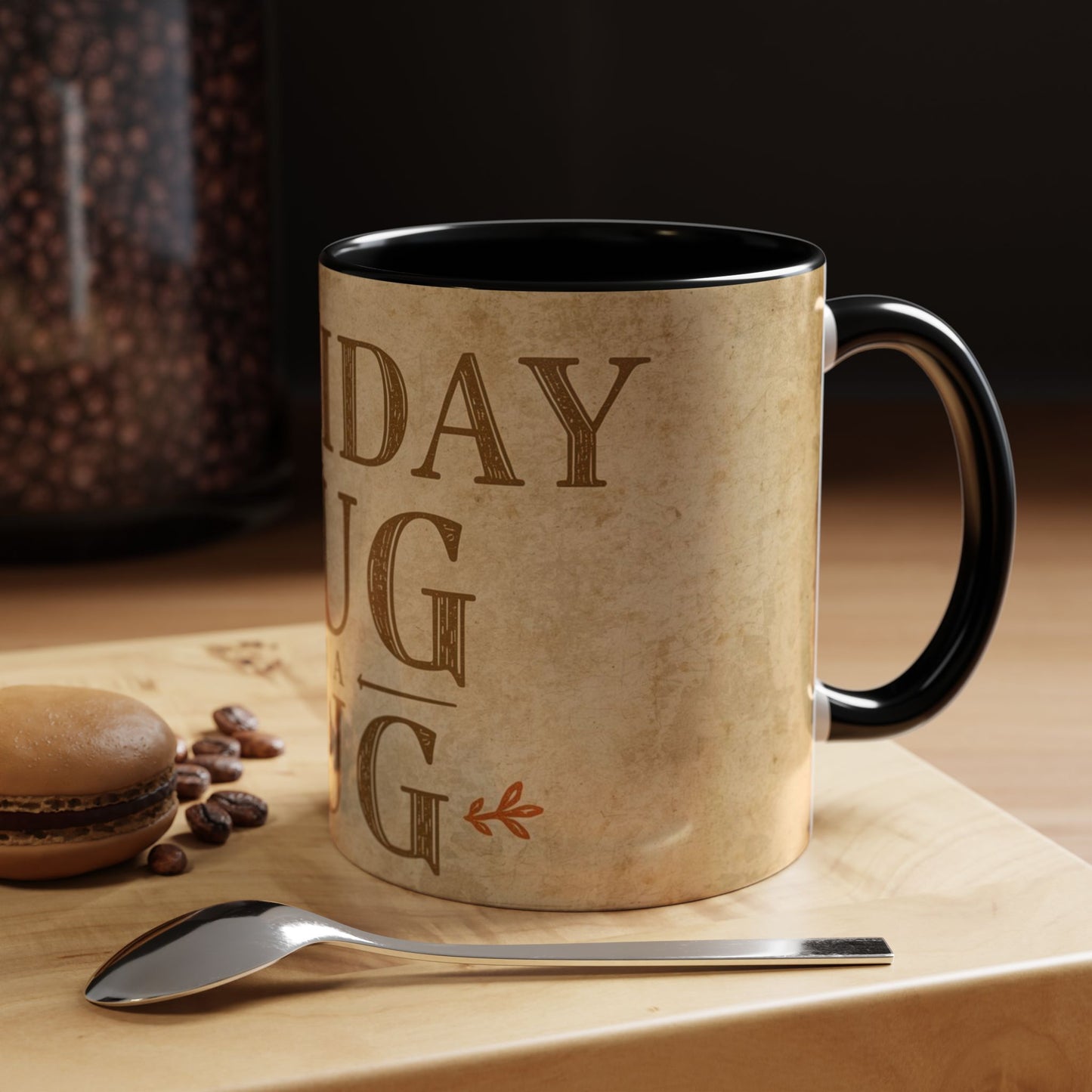 Rustic Holiday Hug Coffee Mug