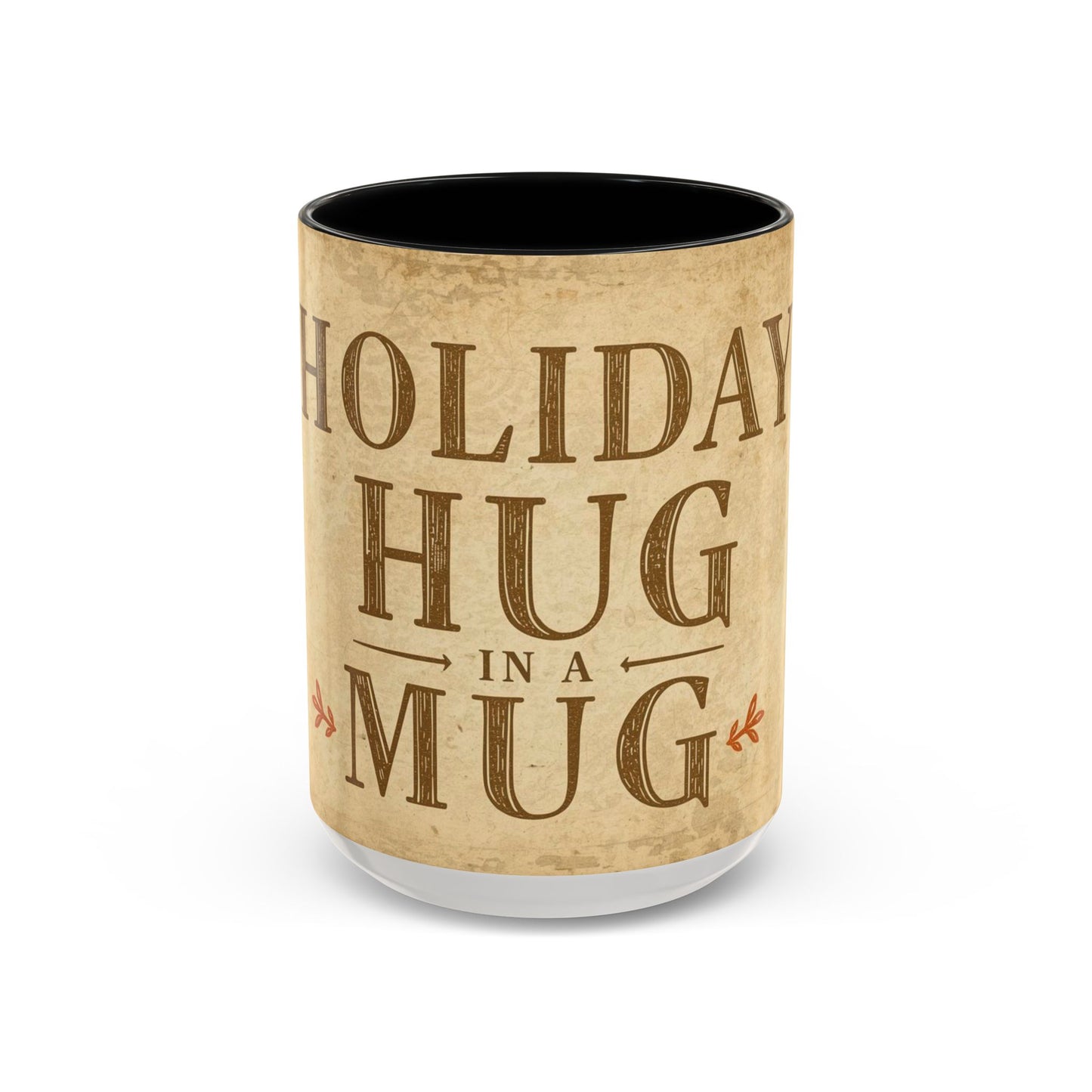 Rustic Holiday Hug Coffee Mug