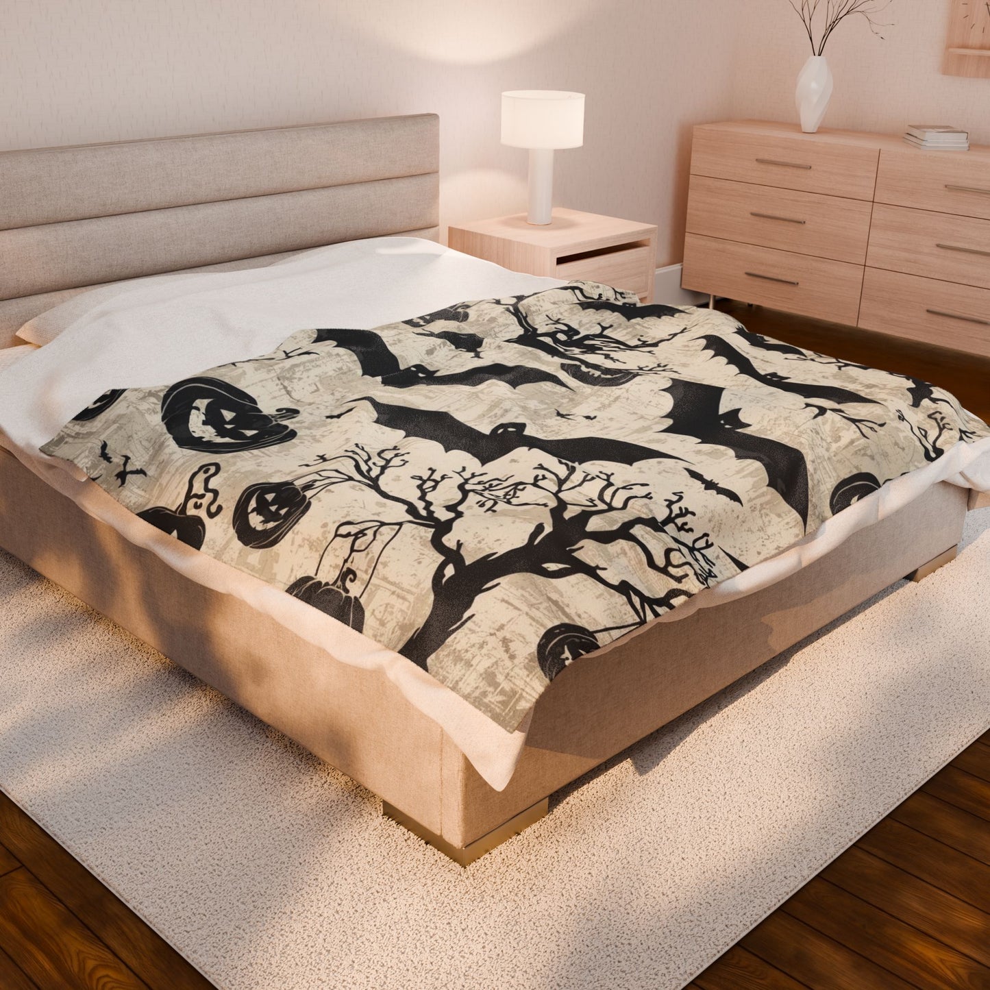 Halloween Velveteen Plush Blanket