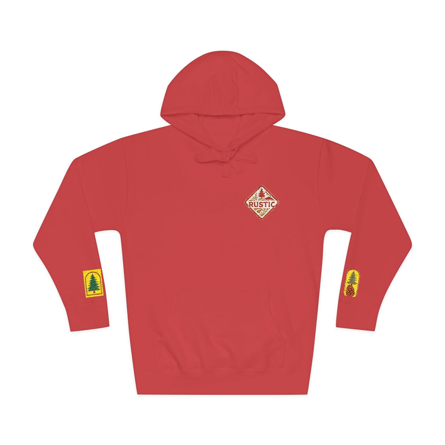 Cozy Rustic Graphic Hoodie - Unisex Fleece Pullover