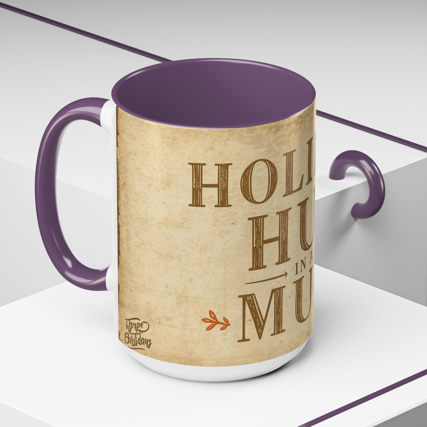 Rustic Holiday Hug Coffee Mug