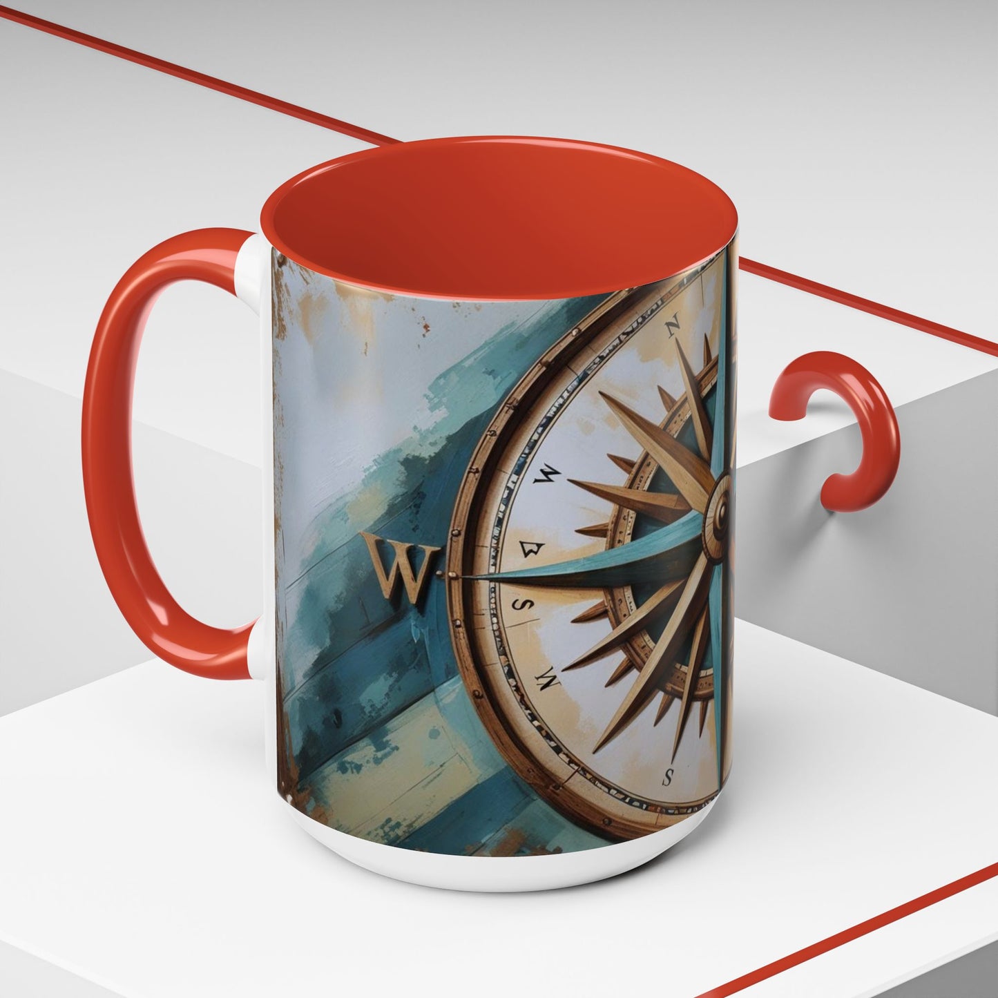 Nautical Compass Mug - Adventure Lover Gift