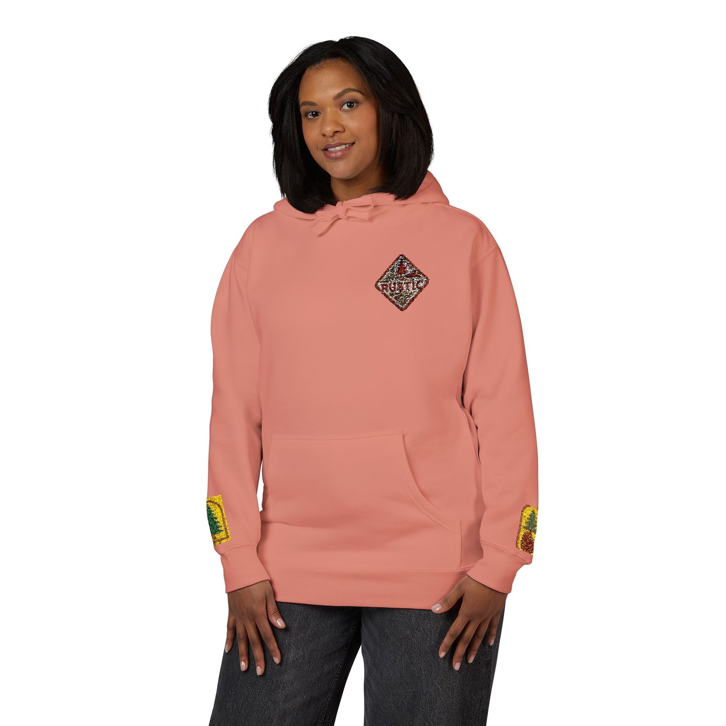 Cozy Rustic Graphic Hoodie - Unisex Fleece Pullover