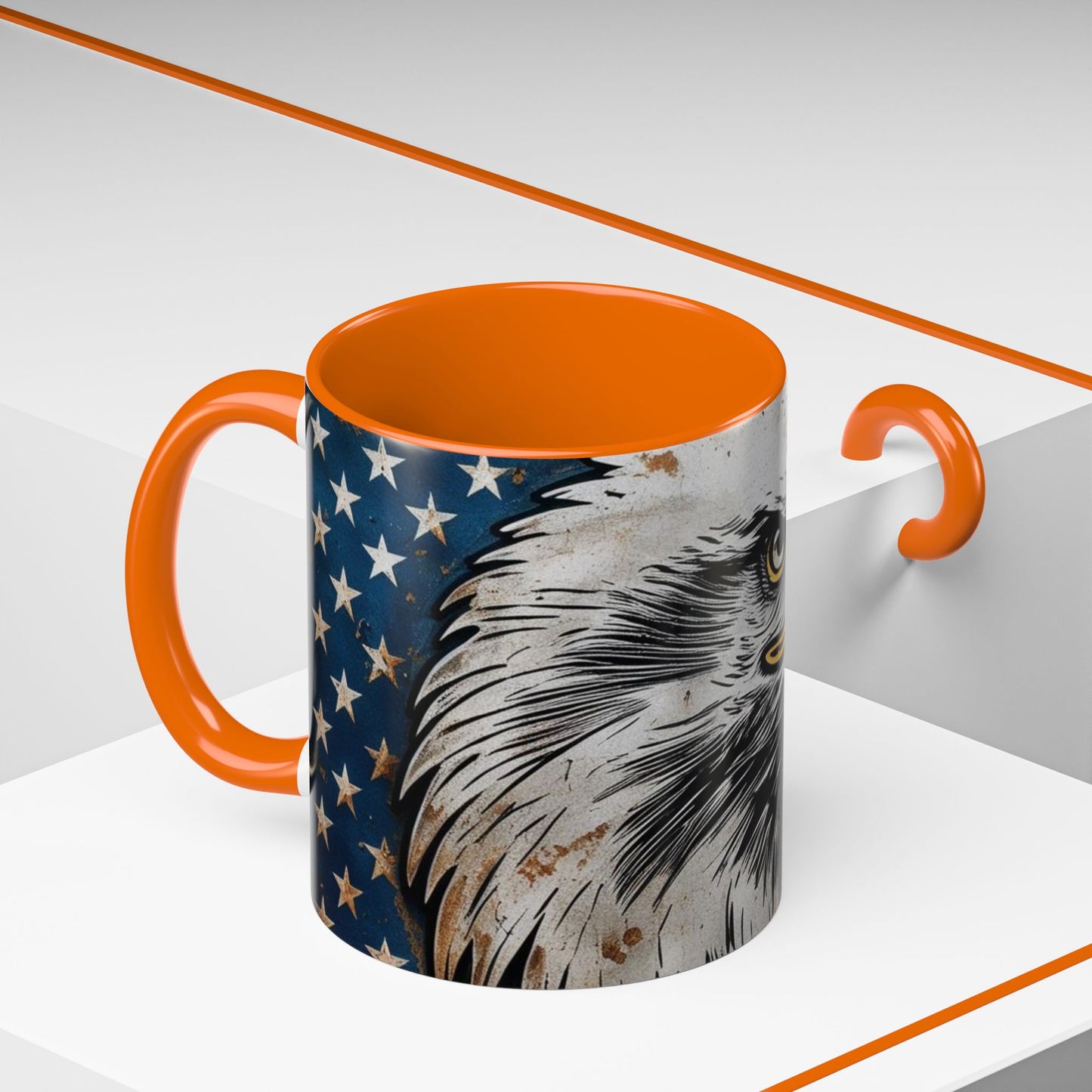 Coffee Mug Patriotic Eagle American Memorial Day Cup