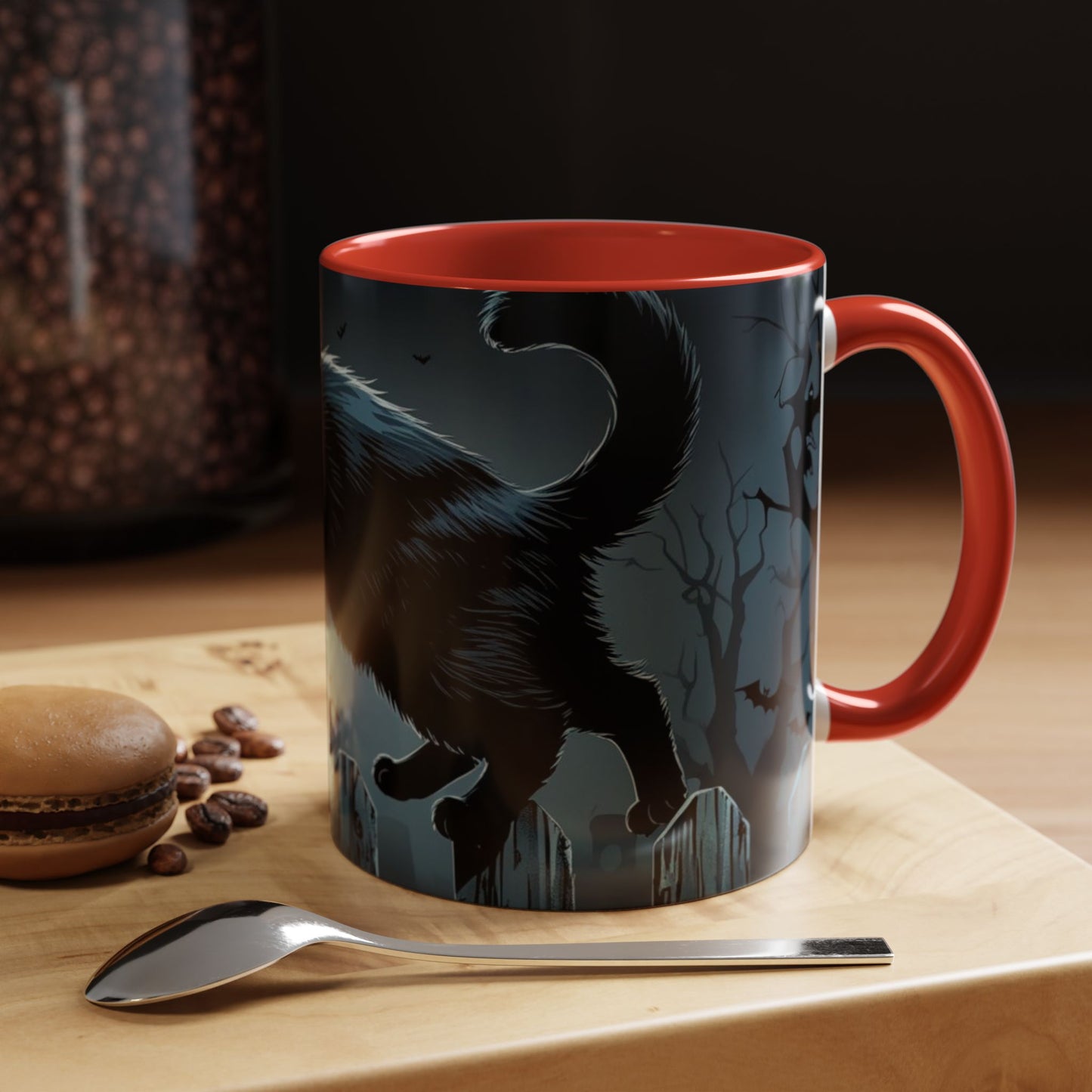 Mystical Black Cat Coffee Mug- Halloween Special