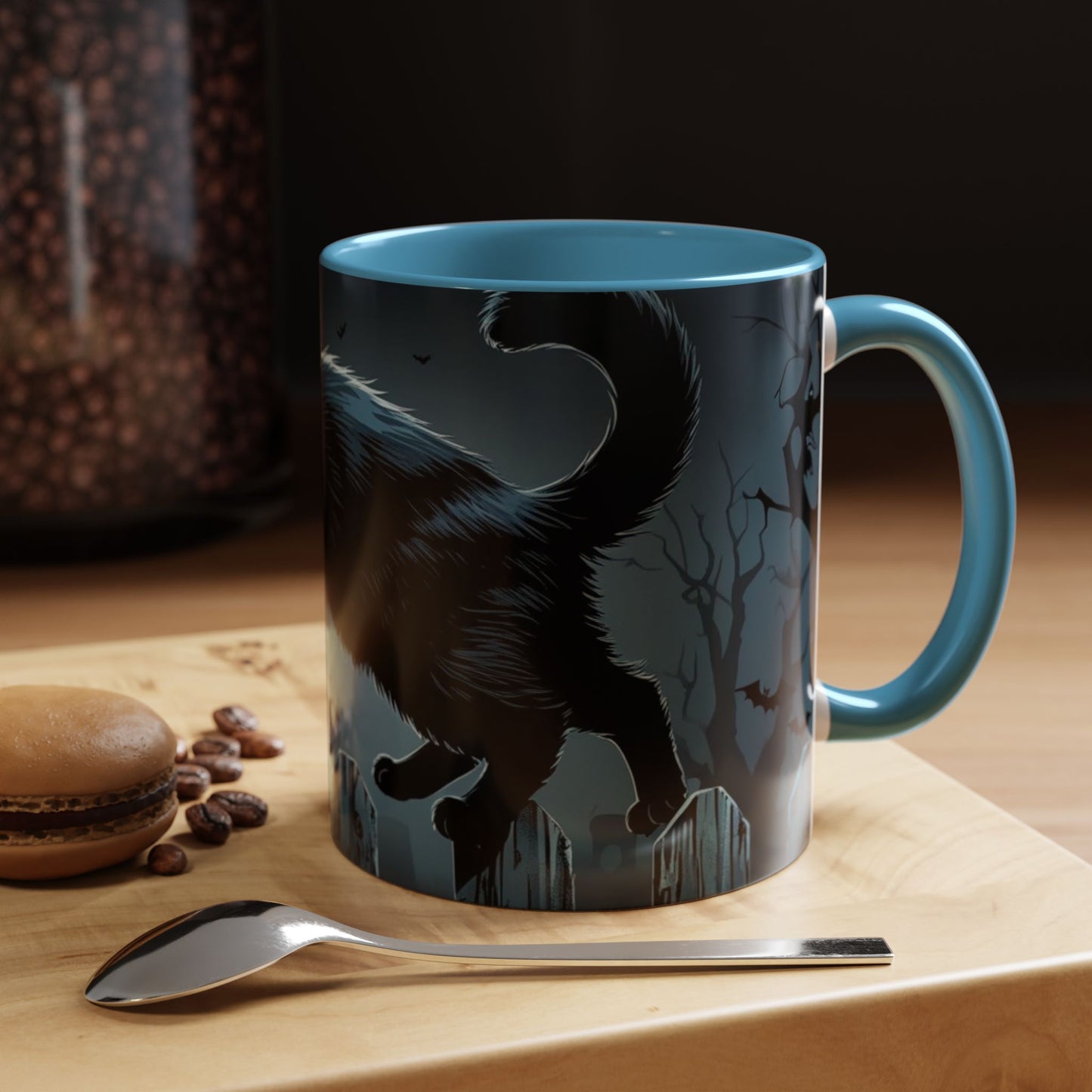 Mystical Black Cat Coffee Mug- Halloween Special