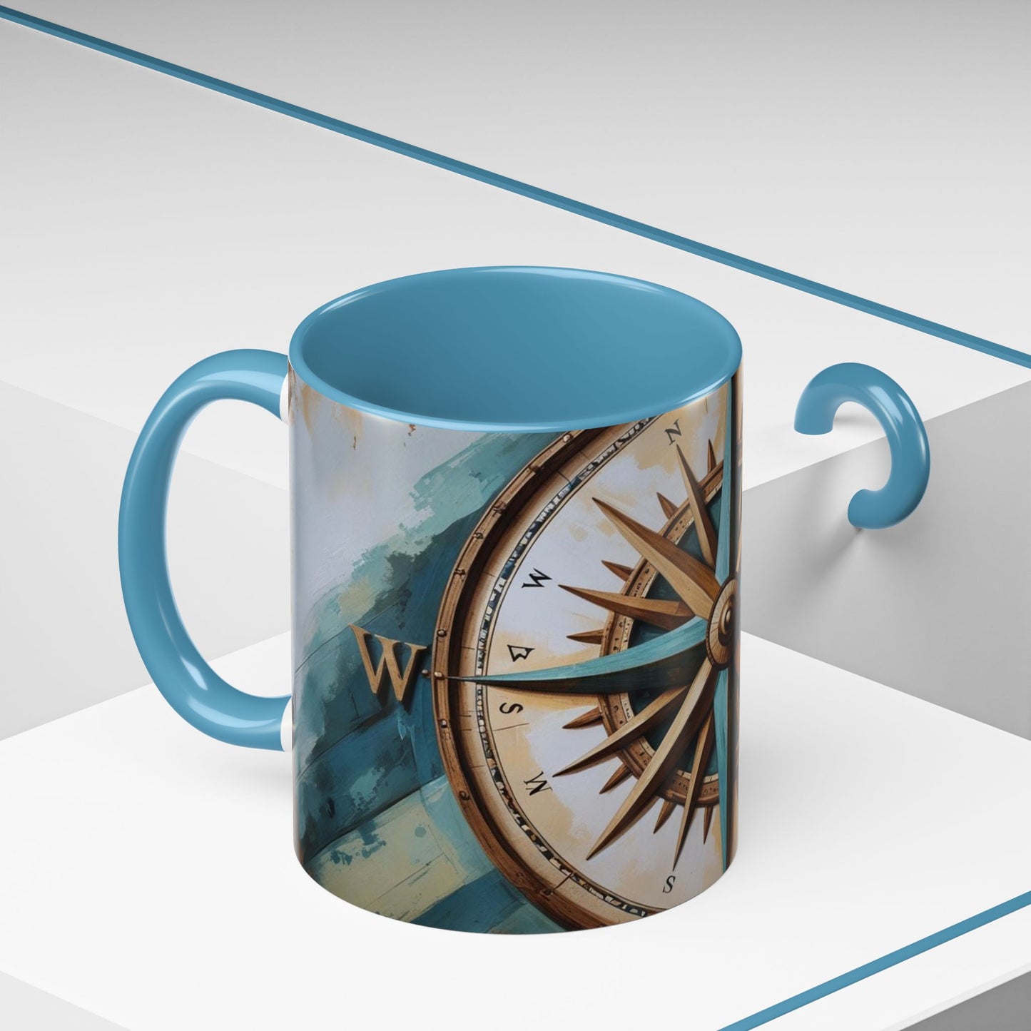 Nautical Compass Mug - Adventure Lover Gift