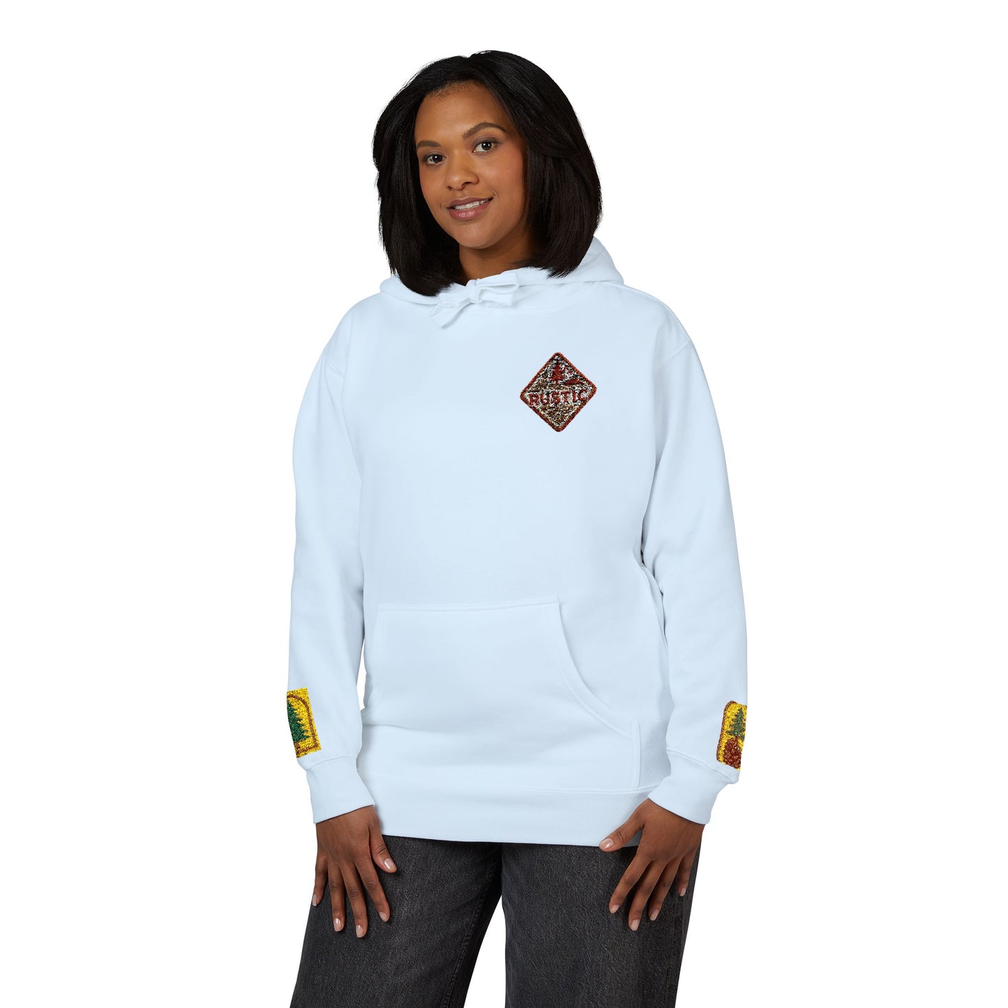 Cozy Rustic Graphic Hoodie - Unisex Fleece Pullover