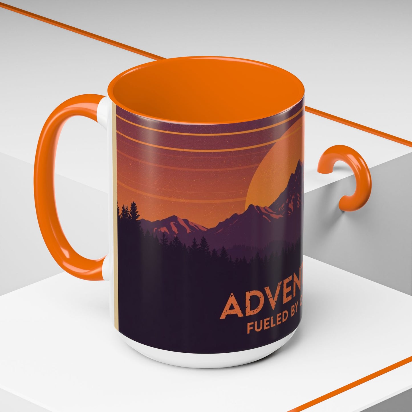 Adventure Coffee Mug - Fueled by Coffee