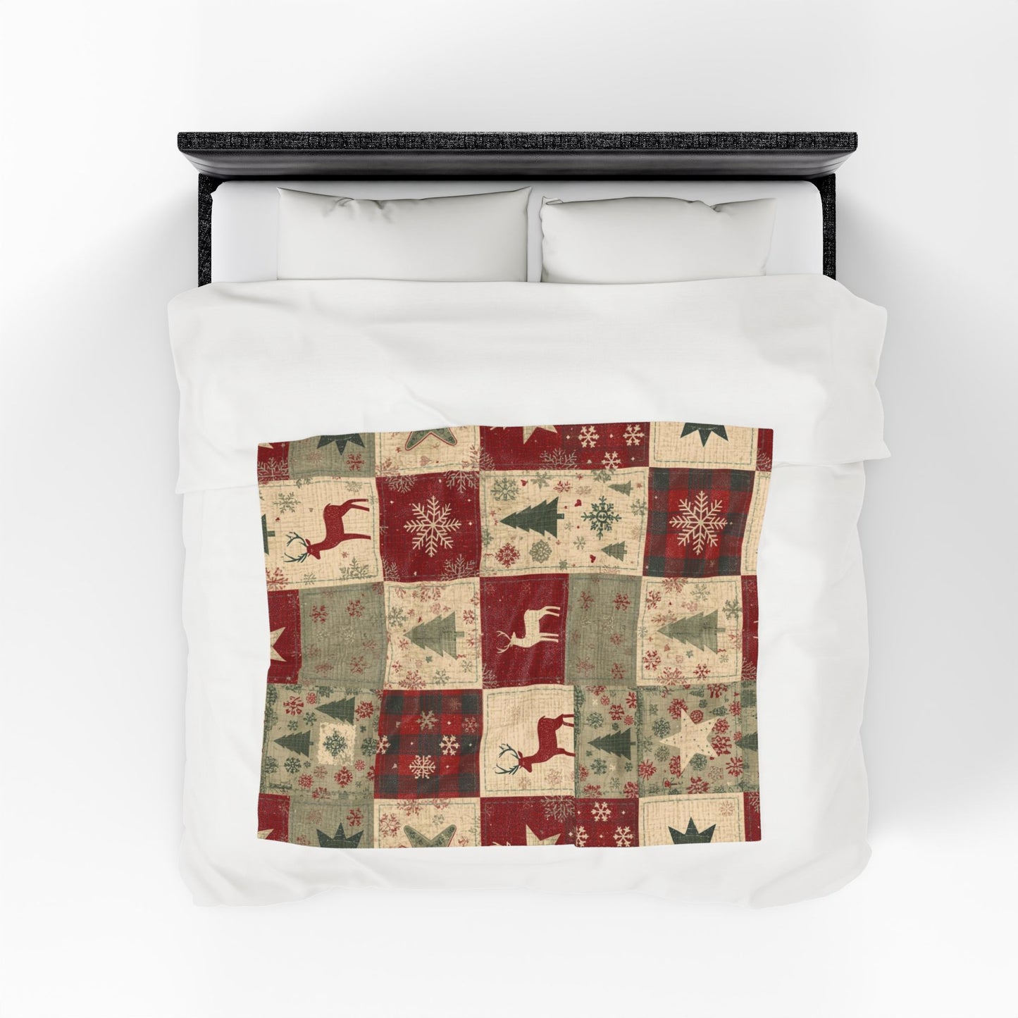 Cozy Holiday Velveteen Plush Blanket