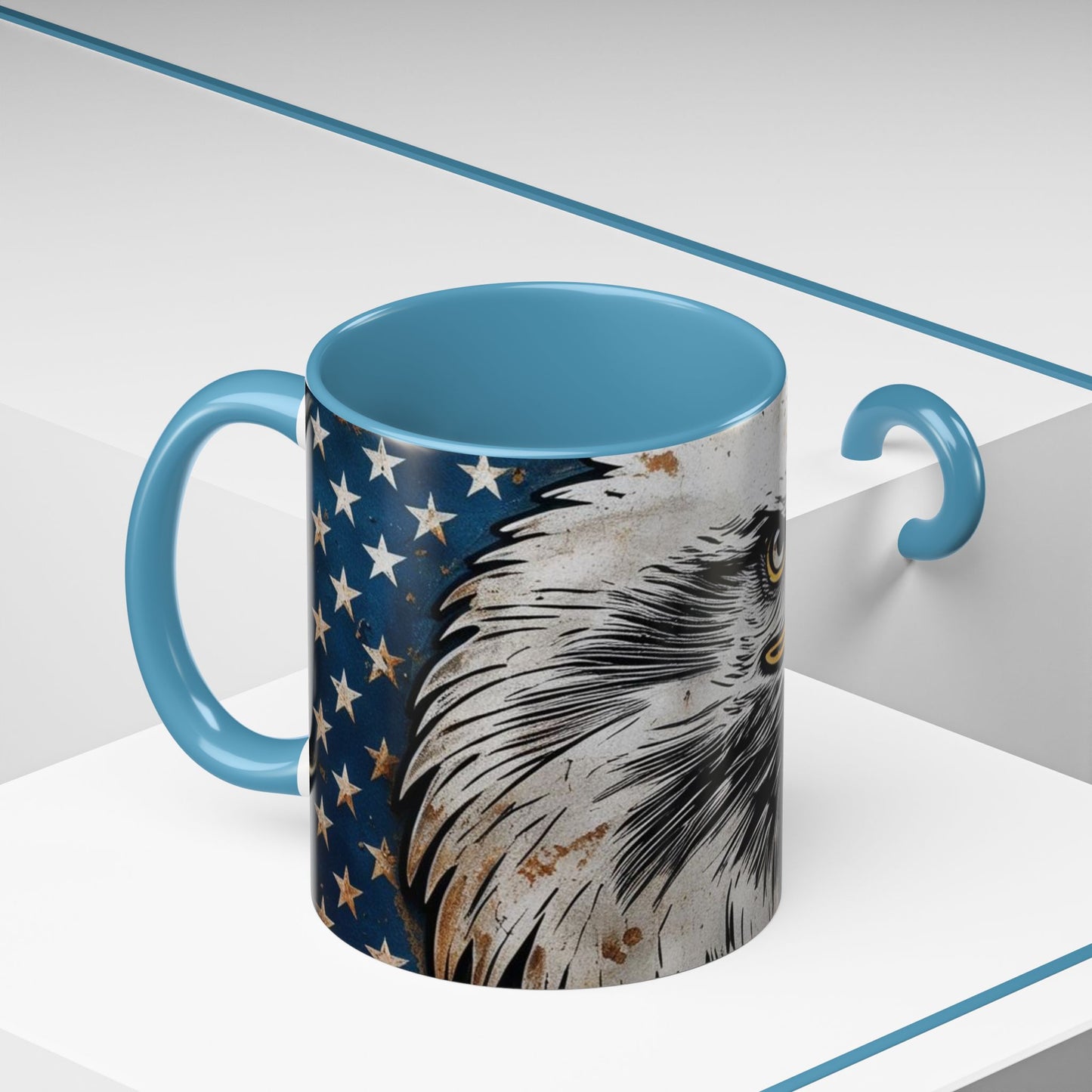Coffee Mug Patriotic Eagle American Memorial Day Cup