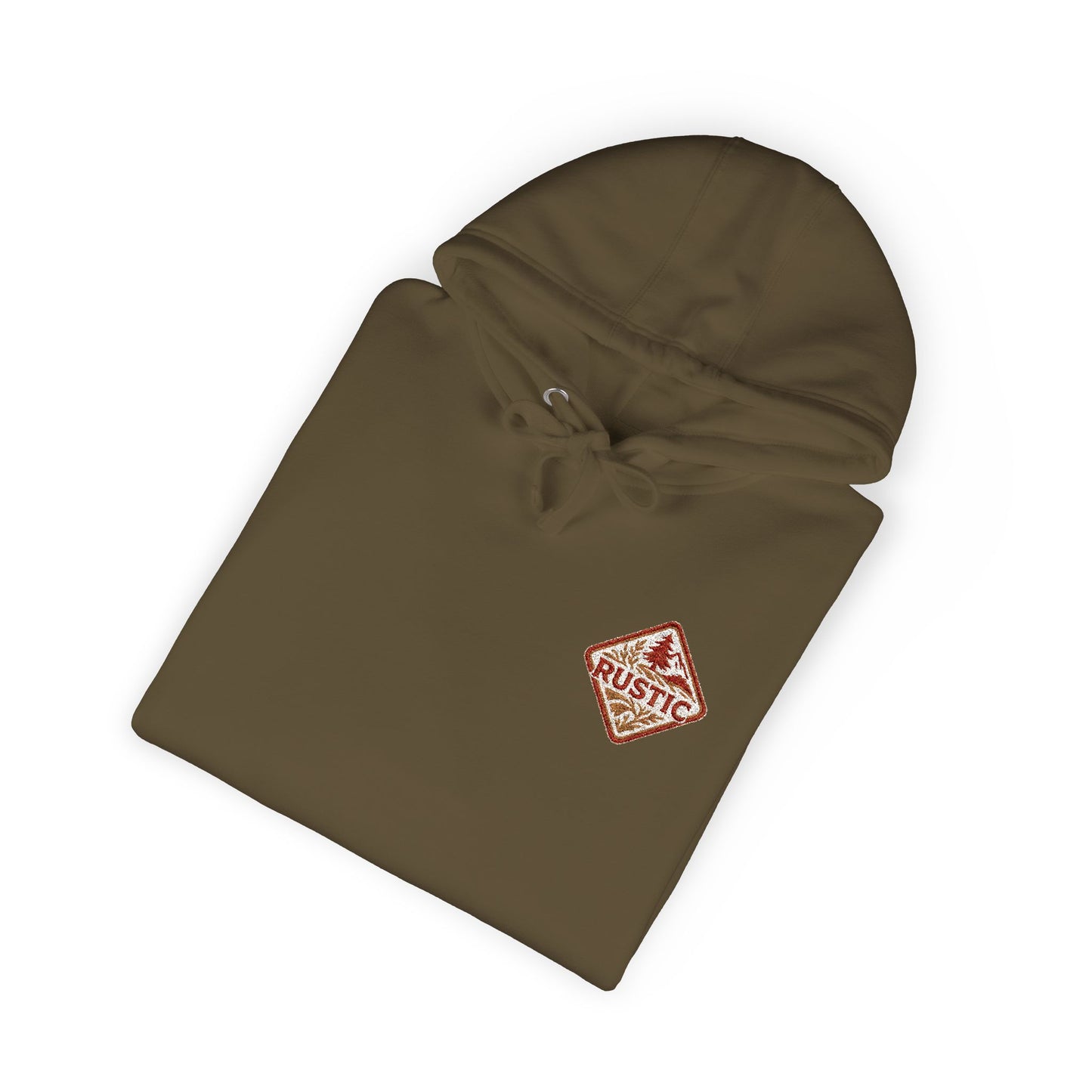 Cozy Rustic Graphic Hoodie - Unisex Fleece Pullover