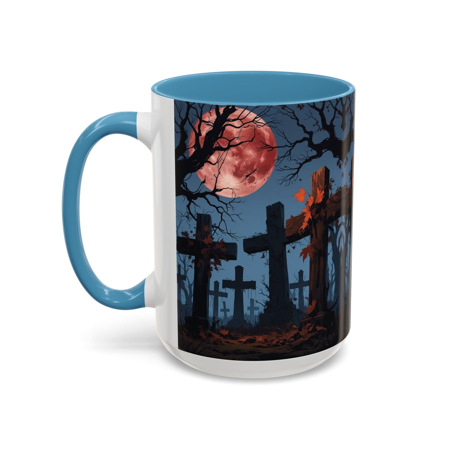 Coffee Mug - Gothic Cemetery | Spooky Halloween Decor, Nightmare Gift