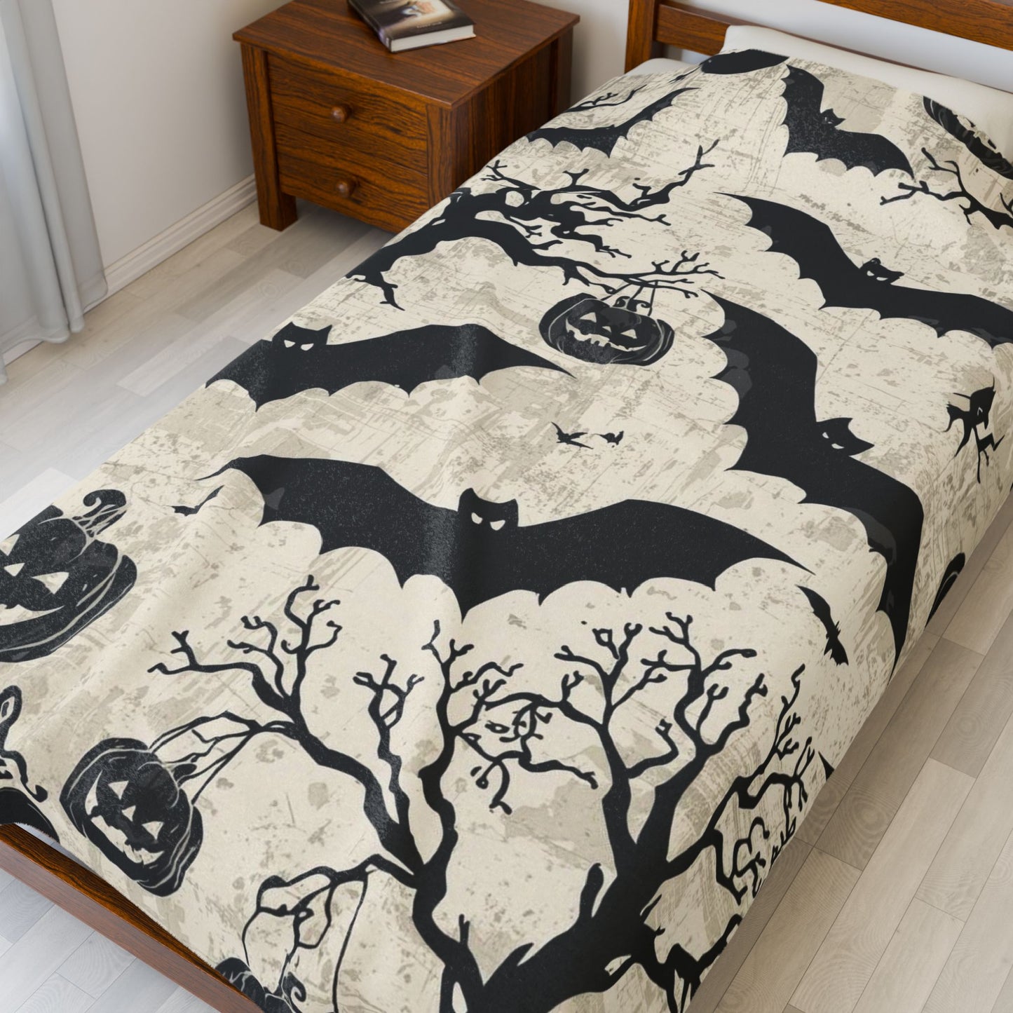 Halloween Velveteen Plush Blanket