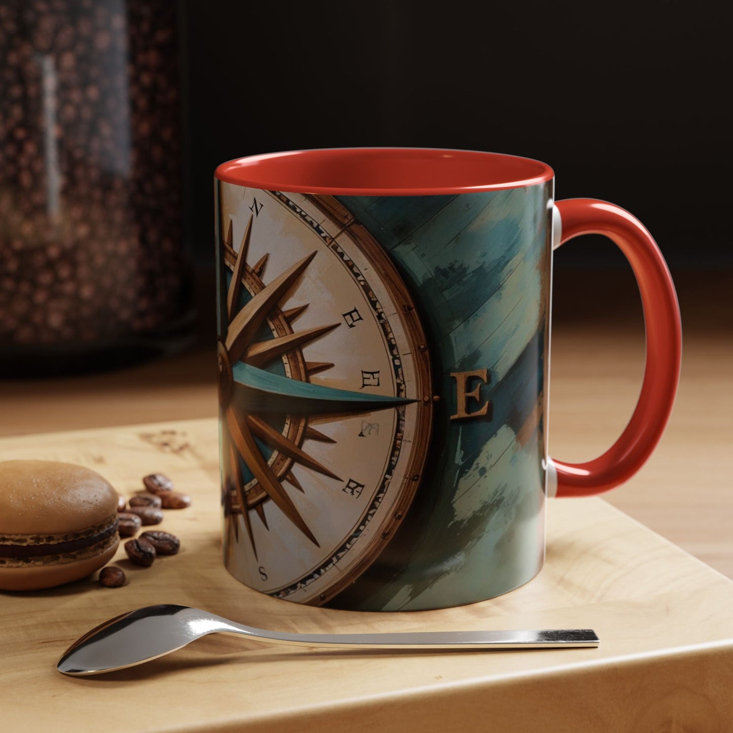 Nautical Compass Mug - Adventure Lover Gift