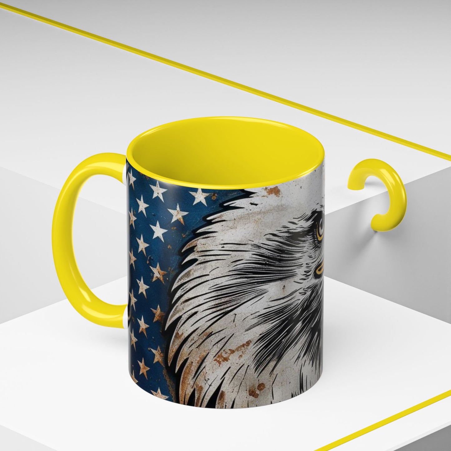 Coffee Mug Patriotic Eagle American Memorial Day Cup