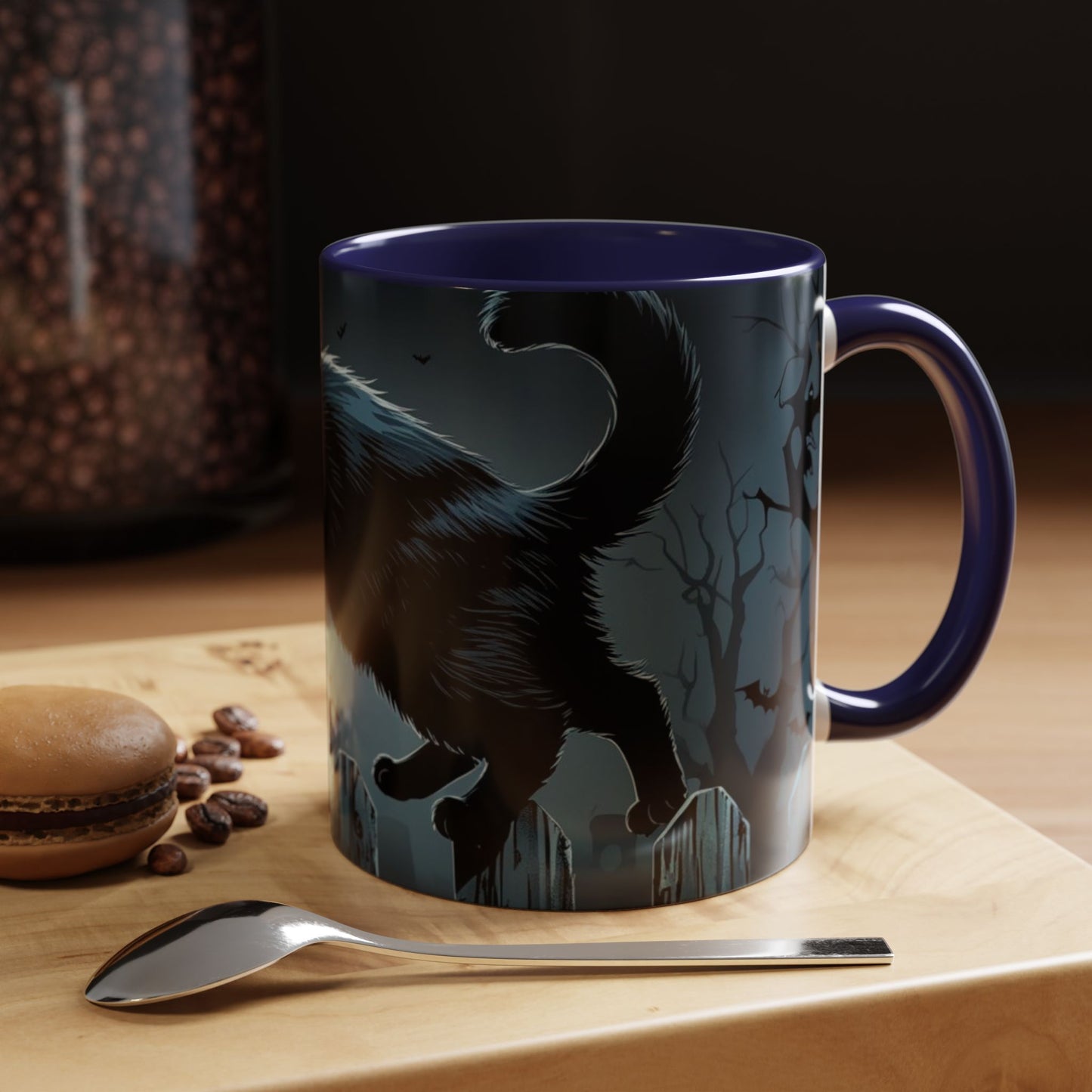 Mystical Black Cat Coffee Mug- Halloween Special