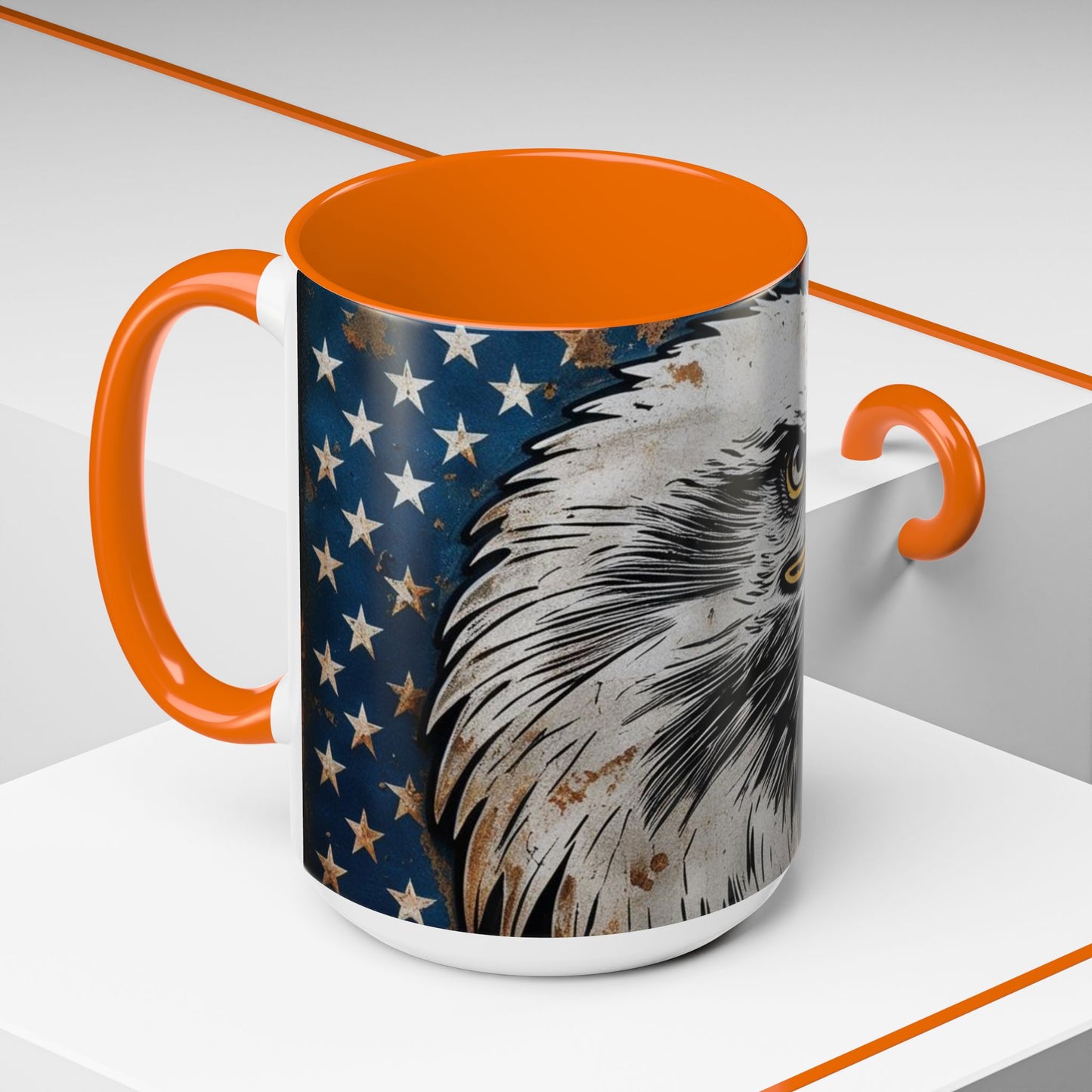 Coffee Mug Patriotic Eagle American Memorial Day Cup