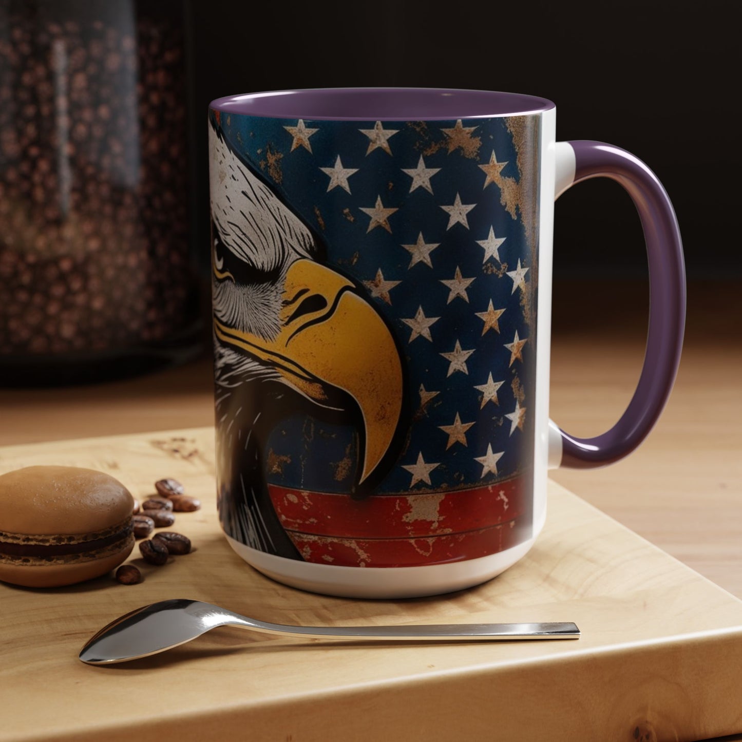 Coffee Mug Patriotic Eagle American Memorial Day Cup