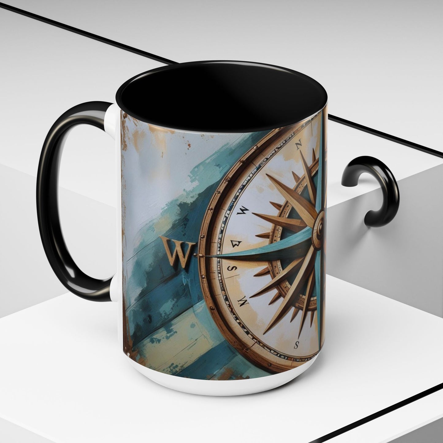 Nautical Compass Mug - Adventure Lover Gift