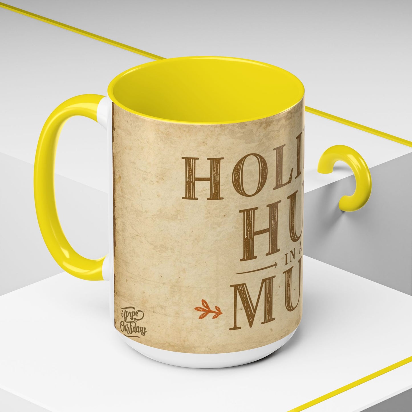Rustic Holiday Hug Coffee Mug