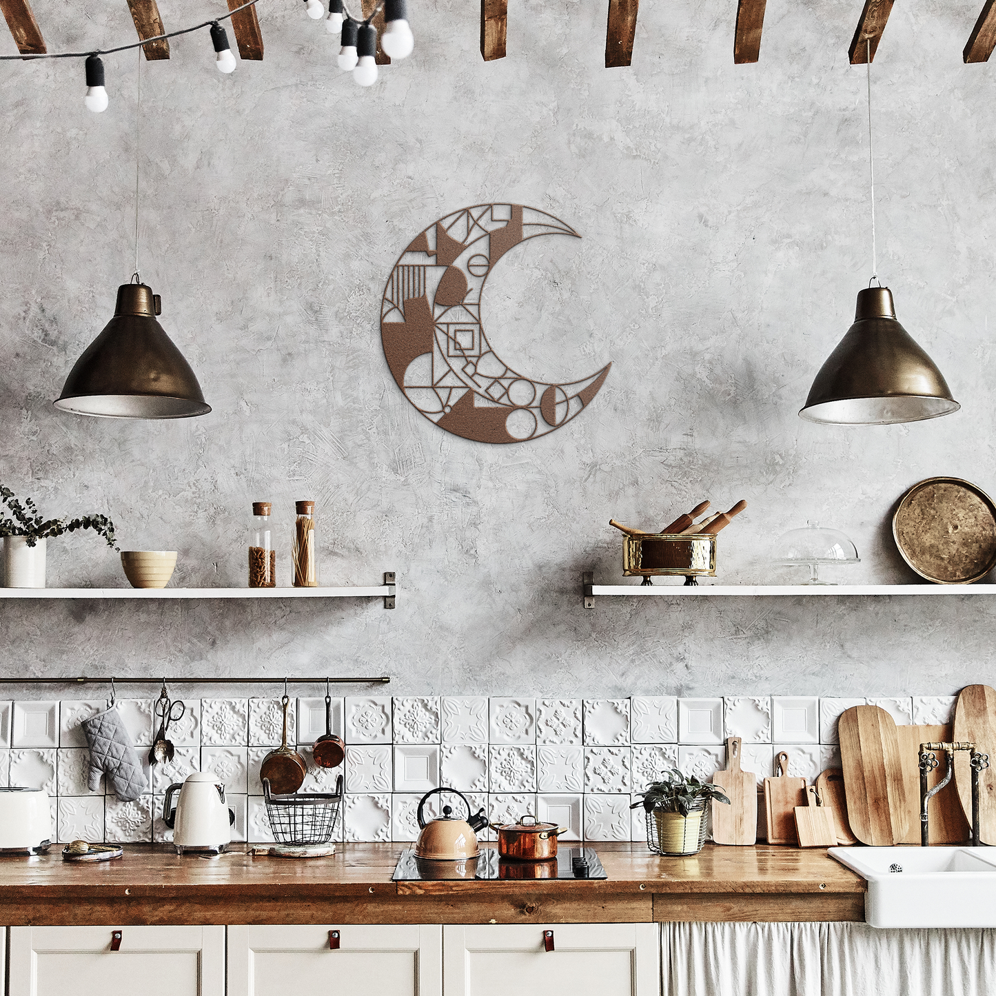 Celestial_Crescent_Geometry__Contempo_Copper_Rustic_Kitchen_Mockup.png