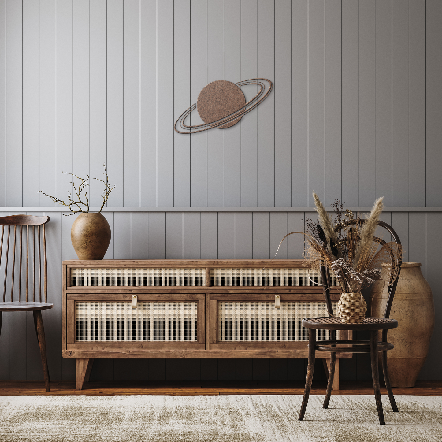 Celestial_Orbit_Metal_Sign__Modern_Pl_Copper_Rustic_Hallway_Mockup.png