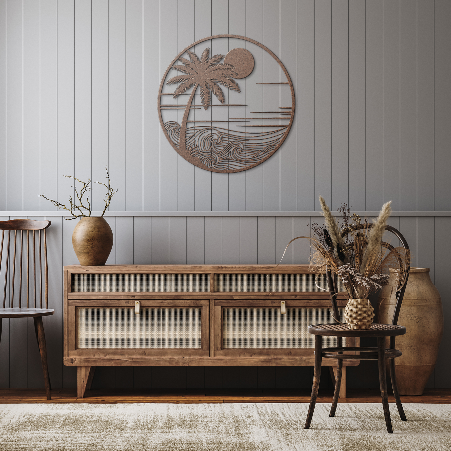 Coastal_Sunset_Cutout__Palm_Tree__Oc_Copper_Rustic_Hallway_Mockup.png