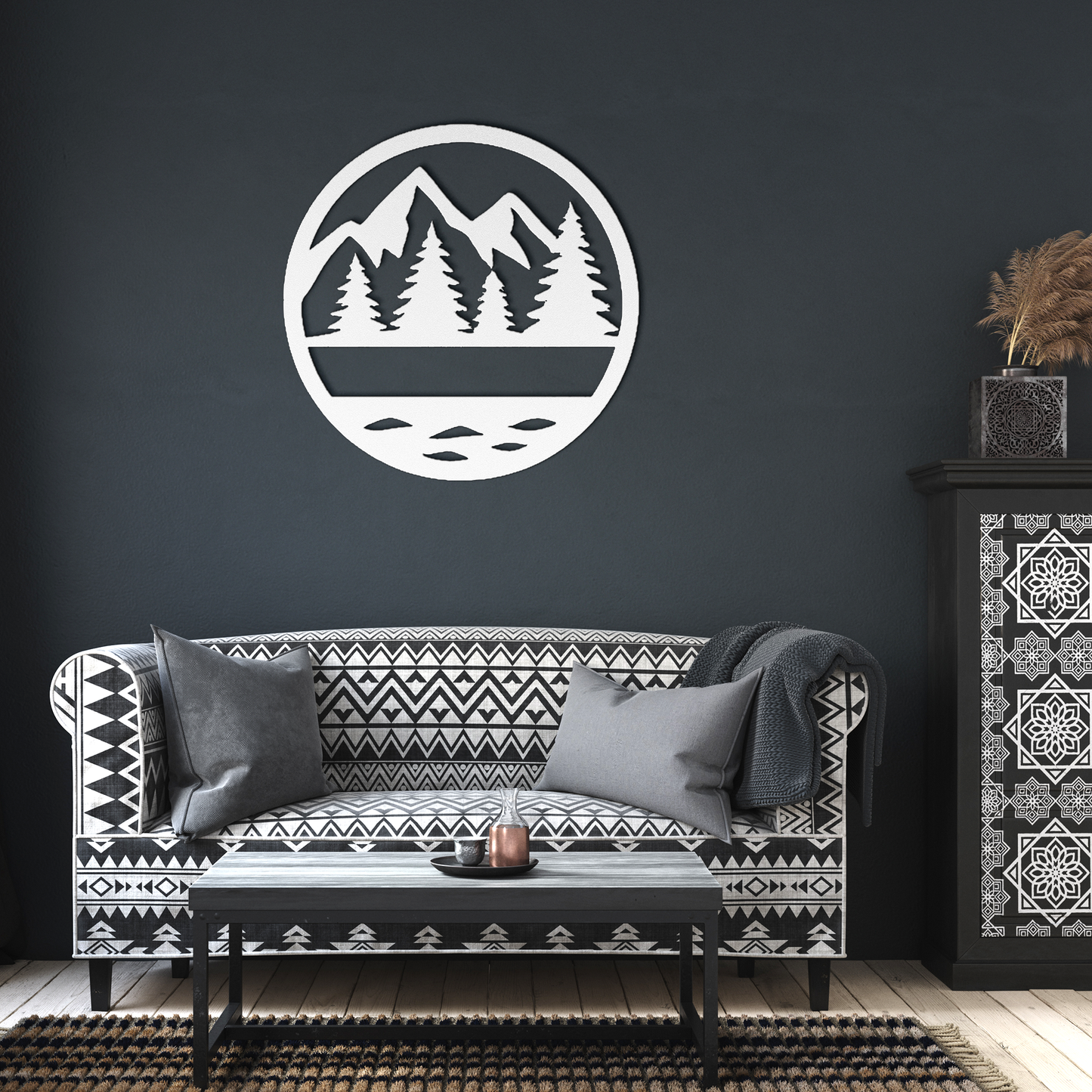 Custom_Mountain_Pine_Metal_Sign__Rust_White_Dark_Living_Room_Mockup.png