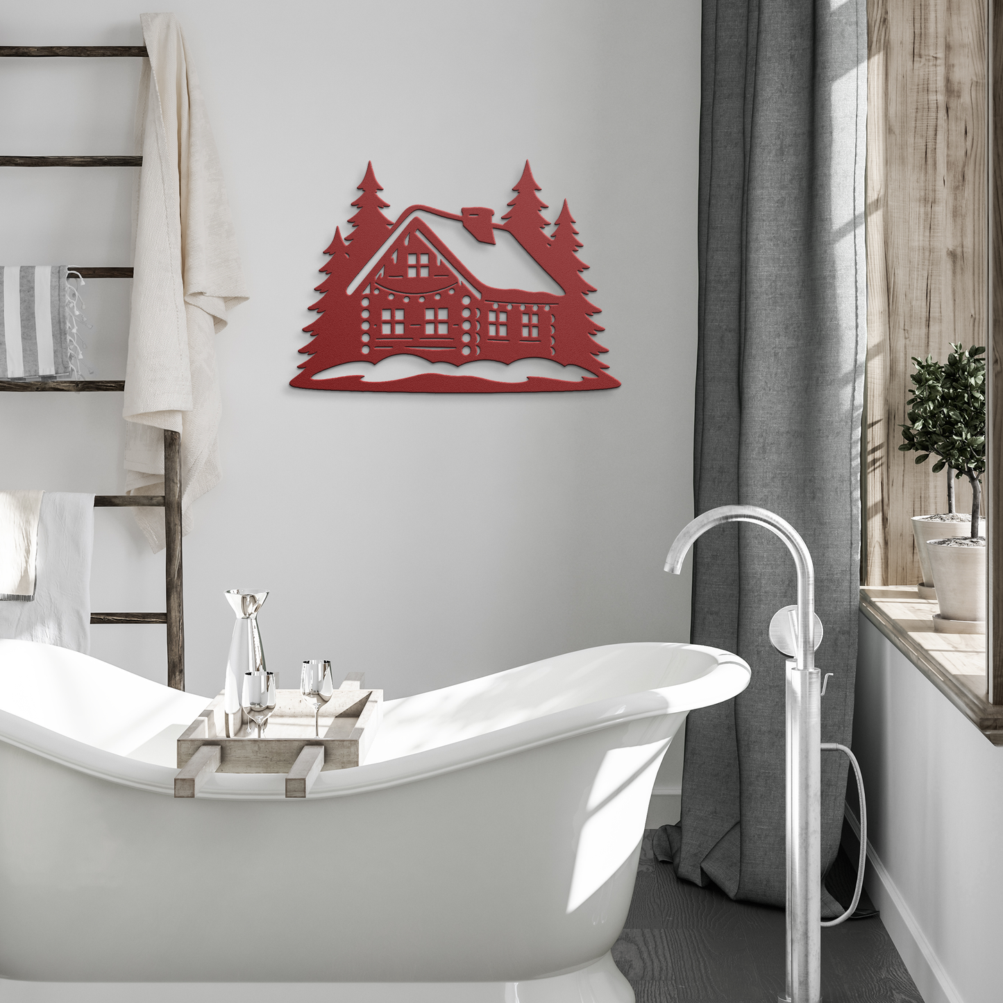 Winter_Cabin_Metal_Silhouette_Wall_Art_Red_Modern_Bathroom_Mockup.png