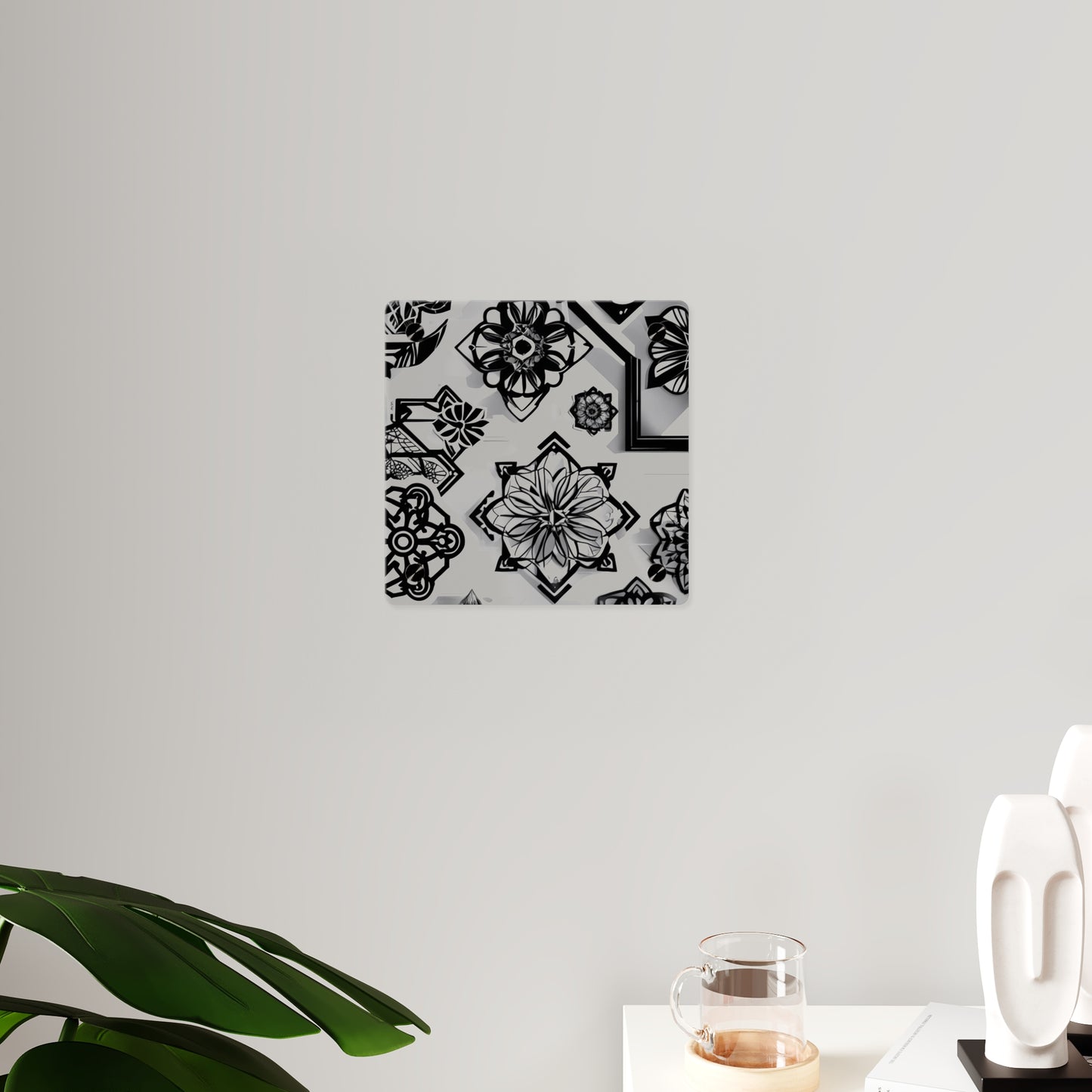Elegant Rustic Floral Acrylic Wall Art Panels