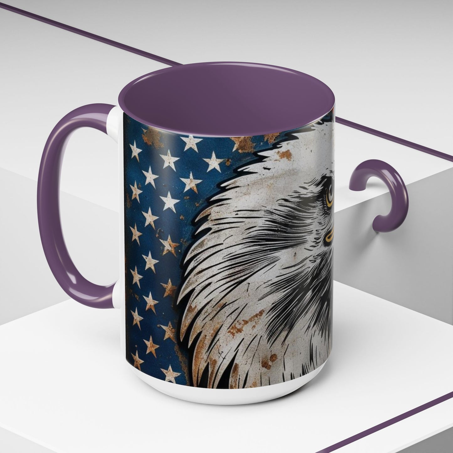 Coffee Mug Patriotic Eagle American Memorial Day Cup