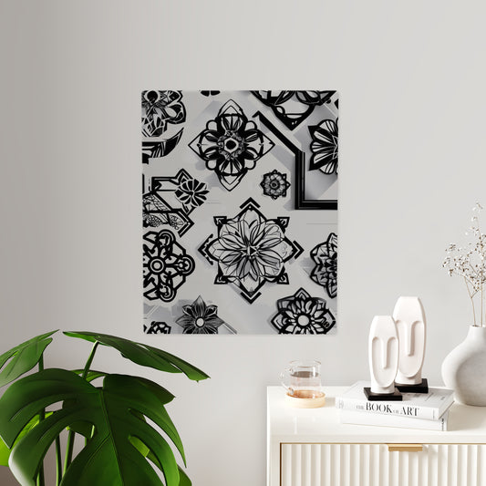 Elegant Rustic Floral Acrylic Wall Art Panels