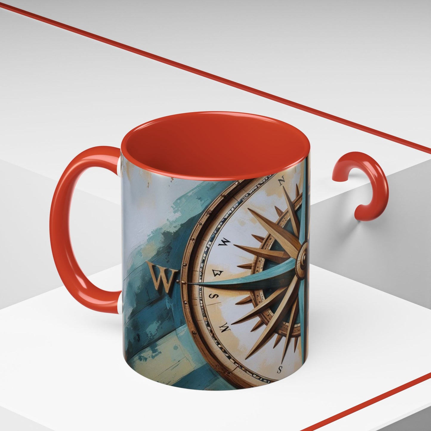 Nautical Compass Mug - Adventure Lover Gift