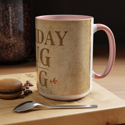 Rustic Holiday Hug Coffee Mug