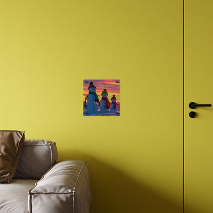 Snowman Acrylic Wall Art