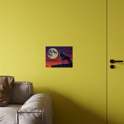 Moonlit Wolf Acrylic Wall Art Panels