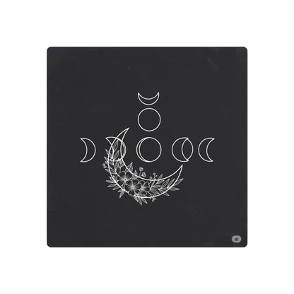Botanical Moon Phase Wall Art – Metal Boho Accent Piece
