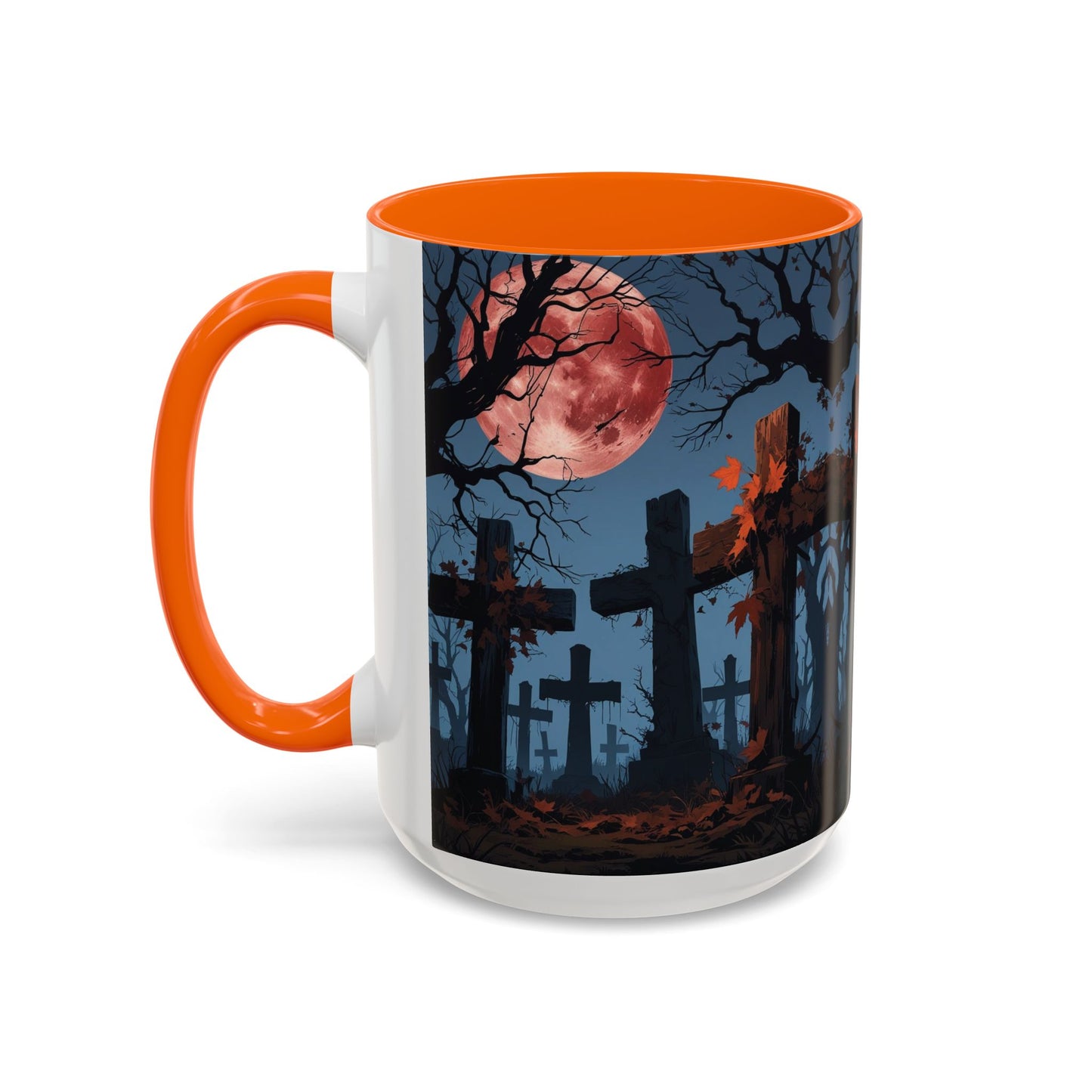Coffee Mug - Gothic Cemetery | Spooky Halloween Decor, Nightmare Gift