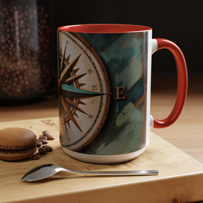 Nautical Compass Mug - Adventure Lover Gift