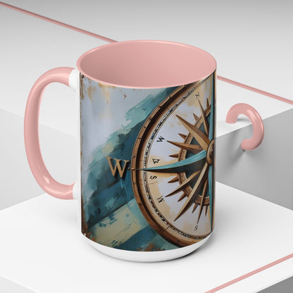 Nautical Compass Mug - Adventure Lover Gift