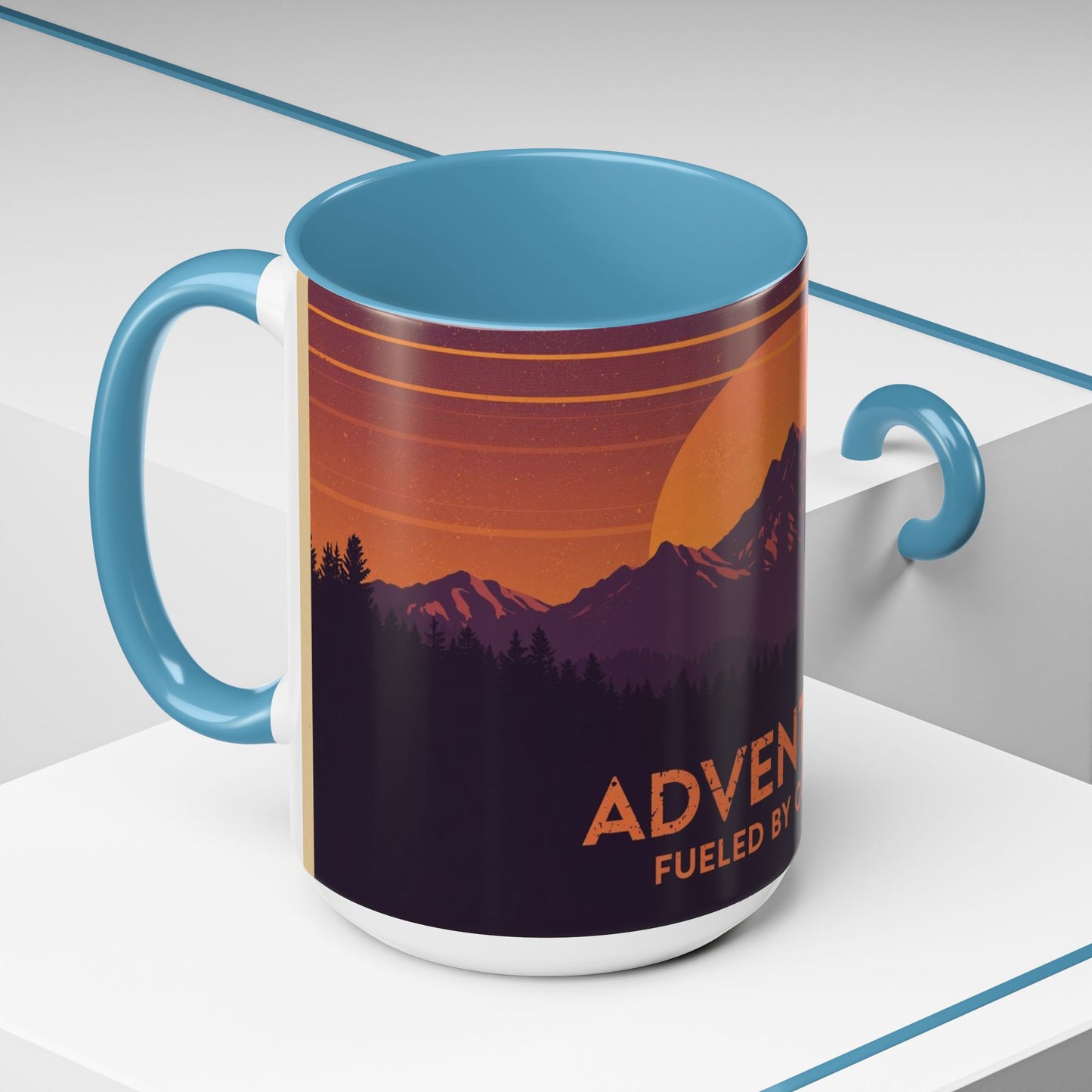 Adventure Coffee Mug - Fueled by Coffee